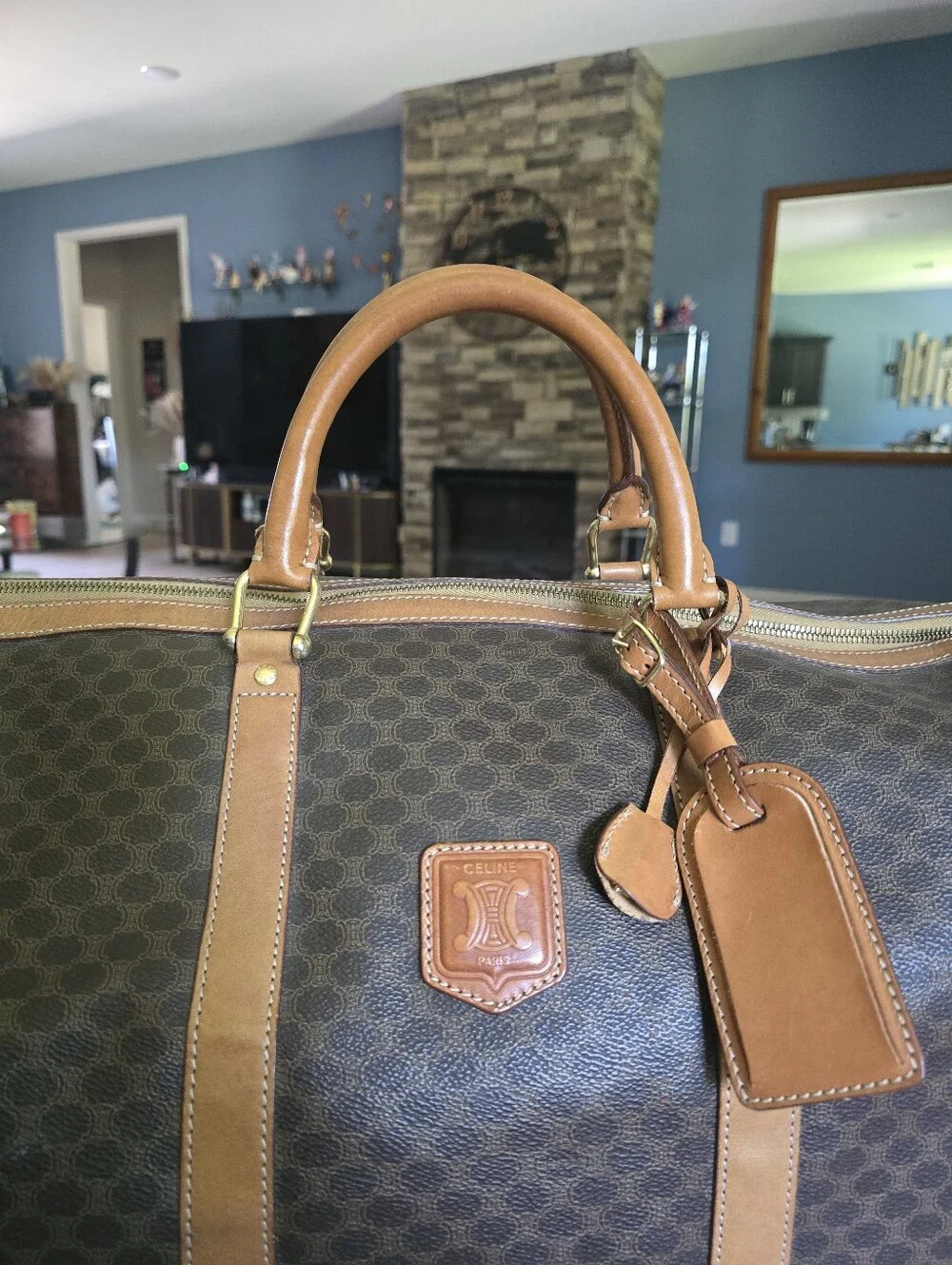 Authentic Celine Macadam Travel Duffel Bag ( 50cm )